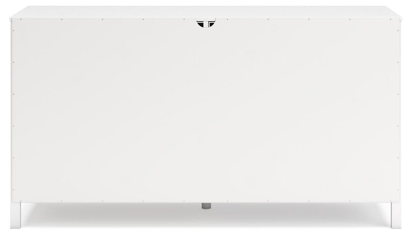 Hallityn - Six Drawer Dresser - White