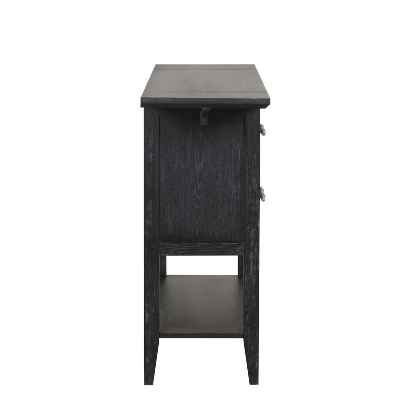 Sable Crest - Drop Leaf Server - Black