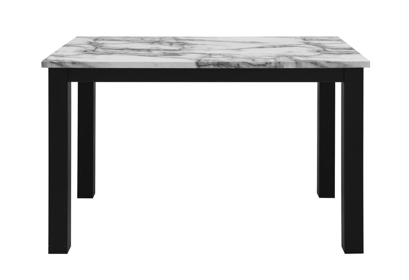 D8032 - 2 Piece Dining Room Set (Dining Table And Dining Chair) - Black / Gray / White