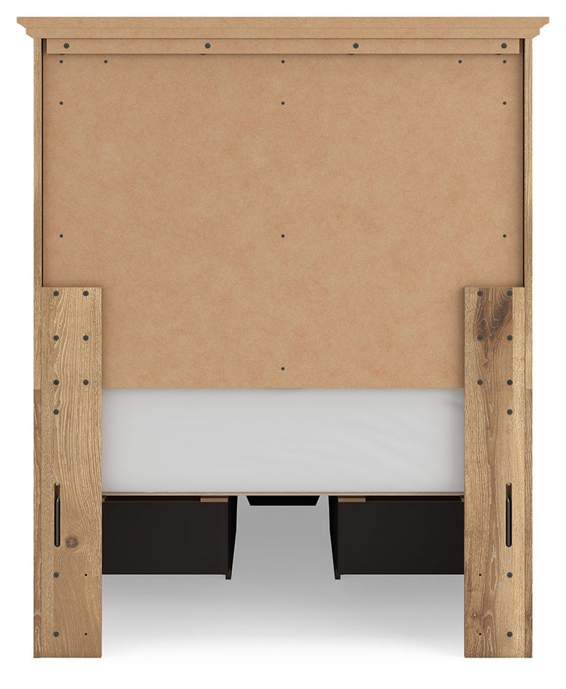 Makidern - Panel Storage Bed