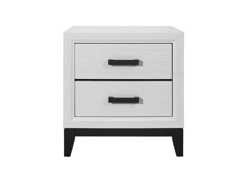 Kate - 4 Piece Queen Bedroom Set (Queen Bed, Dresser, Mirror, Nightstand) - White