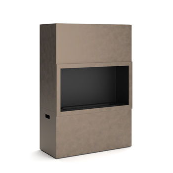 Midnight Mountain - Freestanding Fireplace - Light Brown - Furniture Source (IA) 