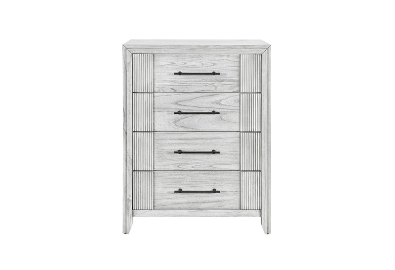 Elsie - 5 Piece Queen Bedroom Set - Light Gray