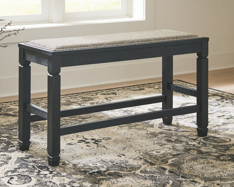 Tyler Creek - DBL Counter UPH Bench  - Antique Black