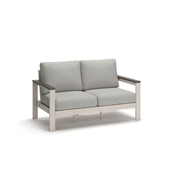Vista Highlands - Loveseat With Cushion - Brown / White - Furniture Source (IA) 