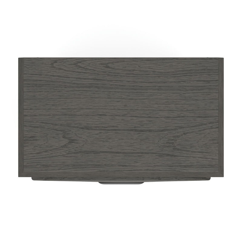 Mazing - Two Drawer Night Stand - Gray - Furniture Source (IA) 