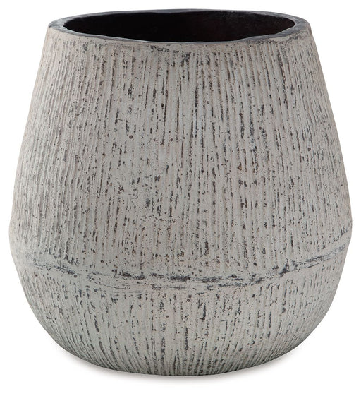 Claymount - Vase - 10" - Distressed Brown - Furniture Source (IA) 