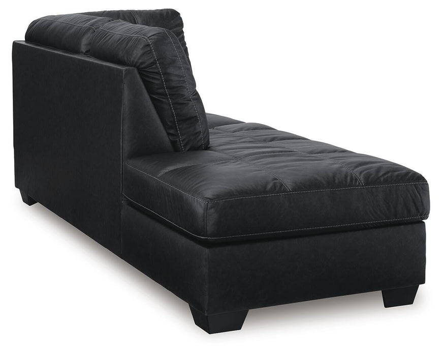 Barlin Mills Sectional with Chaise - Furniture Source (IA) 