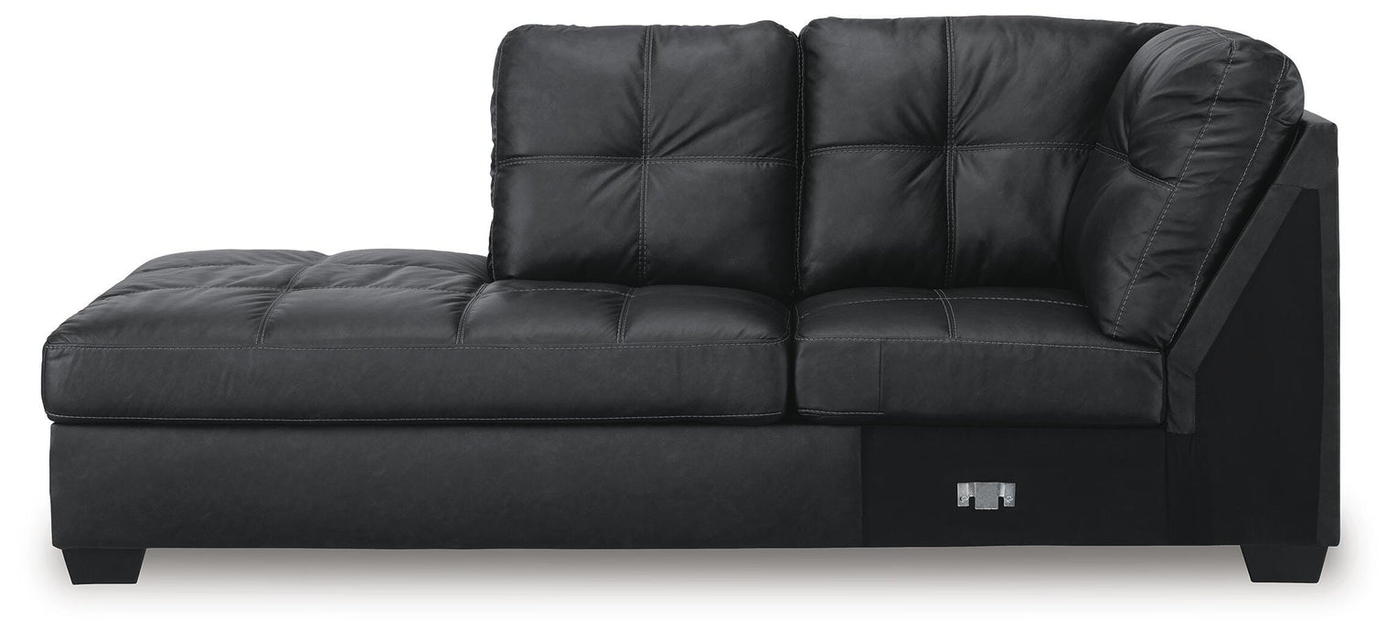 Barlin Mills Sectional with Chaise - Furniture Source (IA) 