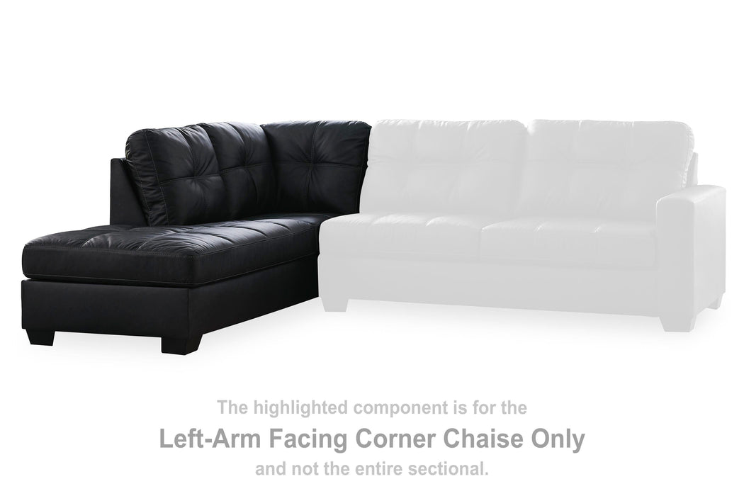 Barlin Mills Sectional with Chaise - Furniture Source (IA) 