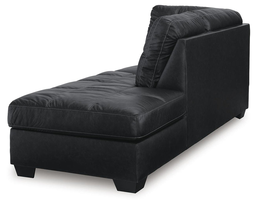Barlin Mills Sectional with Chaise - Furniture Source (IA) 