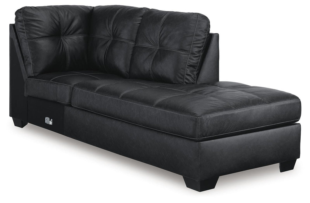 Barlin Mills Sectional with Chaise - Furniture Source (IA) 