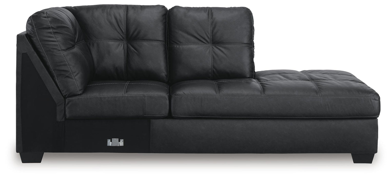 Barlin Mills Sectional with Chaise - Furniture Source (IA) 