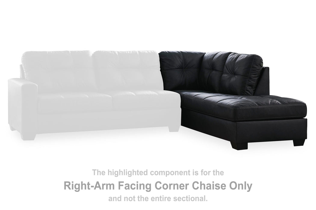 Barlin Mills Sectional with Chaise - Furniture Source (IA) 
