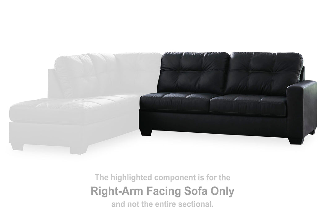 Barlin Mills Sectional with Chaise - Furniture Source (IA) 