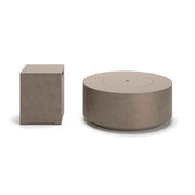 Midnight Mountain - Round Fire Pit With Tank Cover - Light Brown - Furniture Source (IA) 