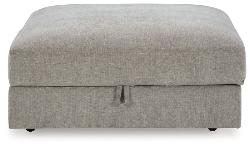 Aslan Court - 6 Pc. - 5-Piece Sectional, Ottoman - Pebble