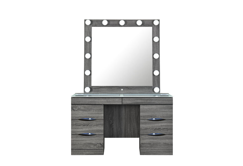 Lexi - Vanity With Speaker - Brown