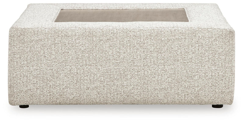 Ashbourne Estate - Oversized Accent Ottoman - Snowstone