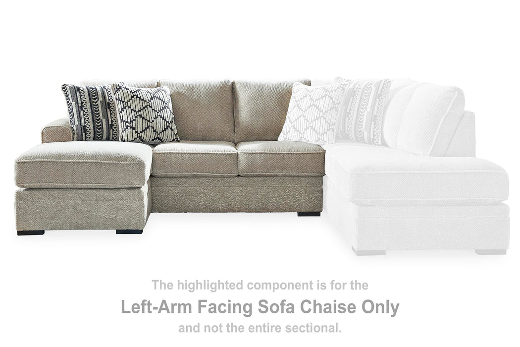 Calnita Sectional with Chaise - Furniture Source (IA) 