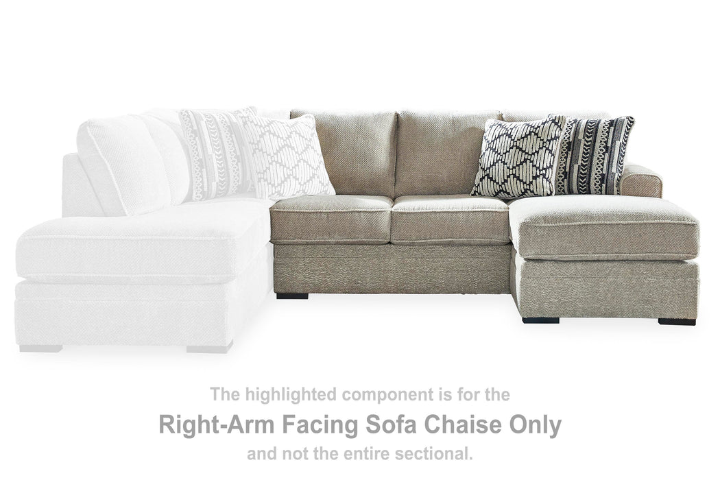 Calnita Sectional with Chaise - Furniture Source (IA) 