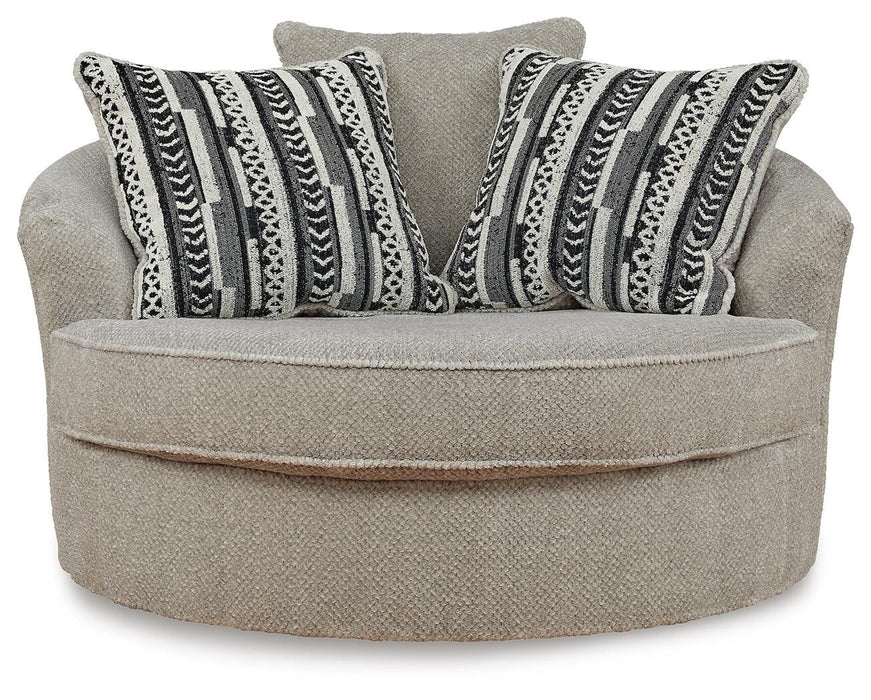 Calnita Oversized Swivel Accent Chair - Furniture Source (IA) 
