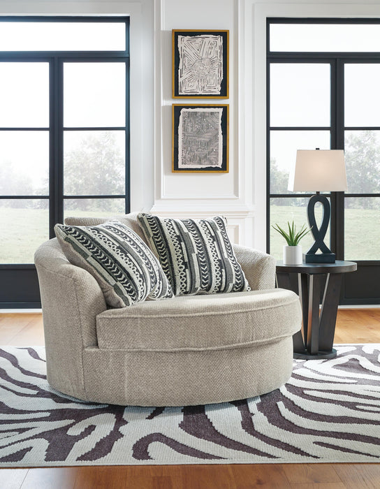 Calnita Oversized Swivel Accent Chair - Furniture Source (IA) 