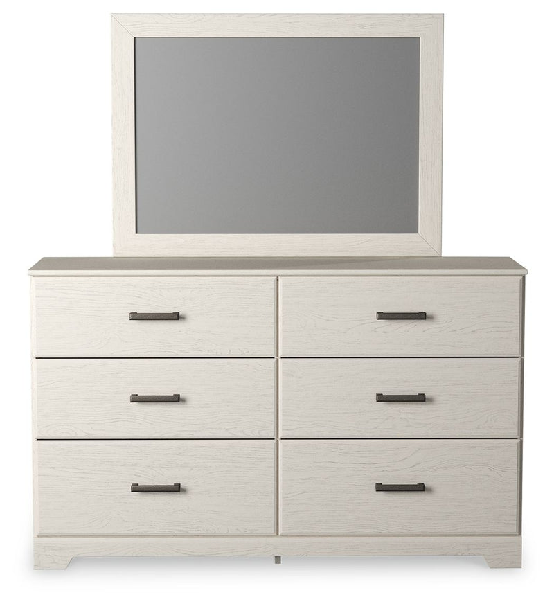 Stelsie - Dresser, Mirror - White