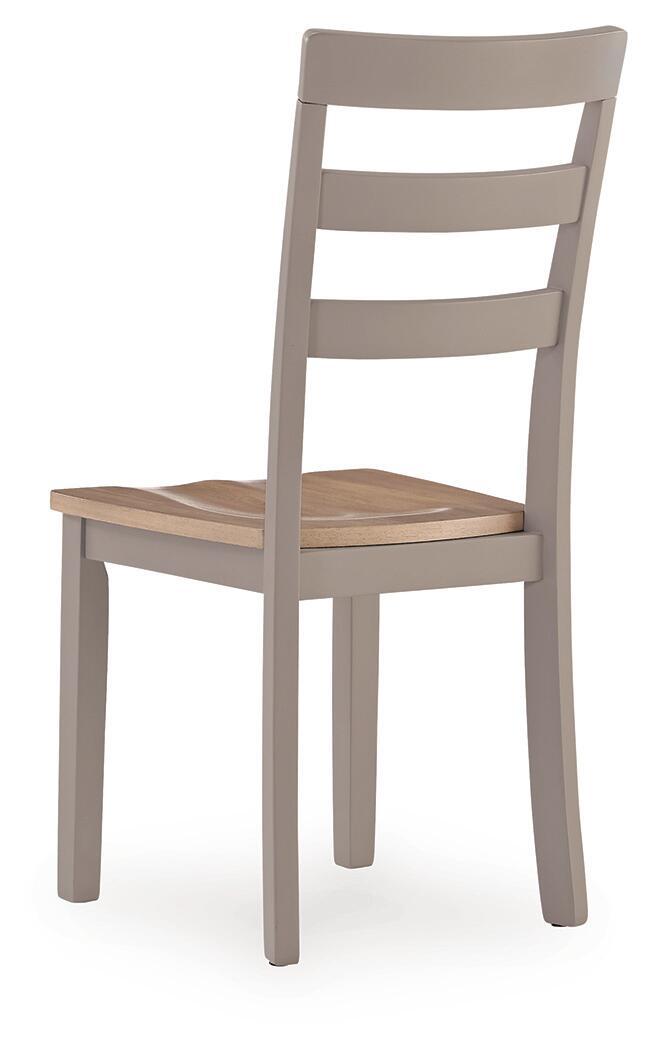 Harperfeld - Dining Room Side Chair (Set of 2) - Natural / Gray
