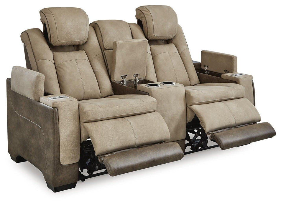 Next-Gen DuraPella Power Reclining Loveseat with Console - Furniture Source (IA) 