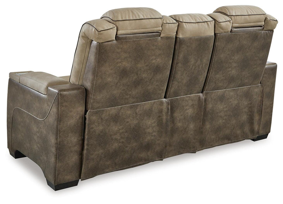 Next-Gen DuraPella Power Reclining Loveseat with Console - Furniture Source (IA) 