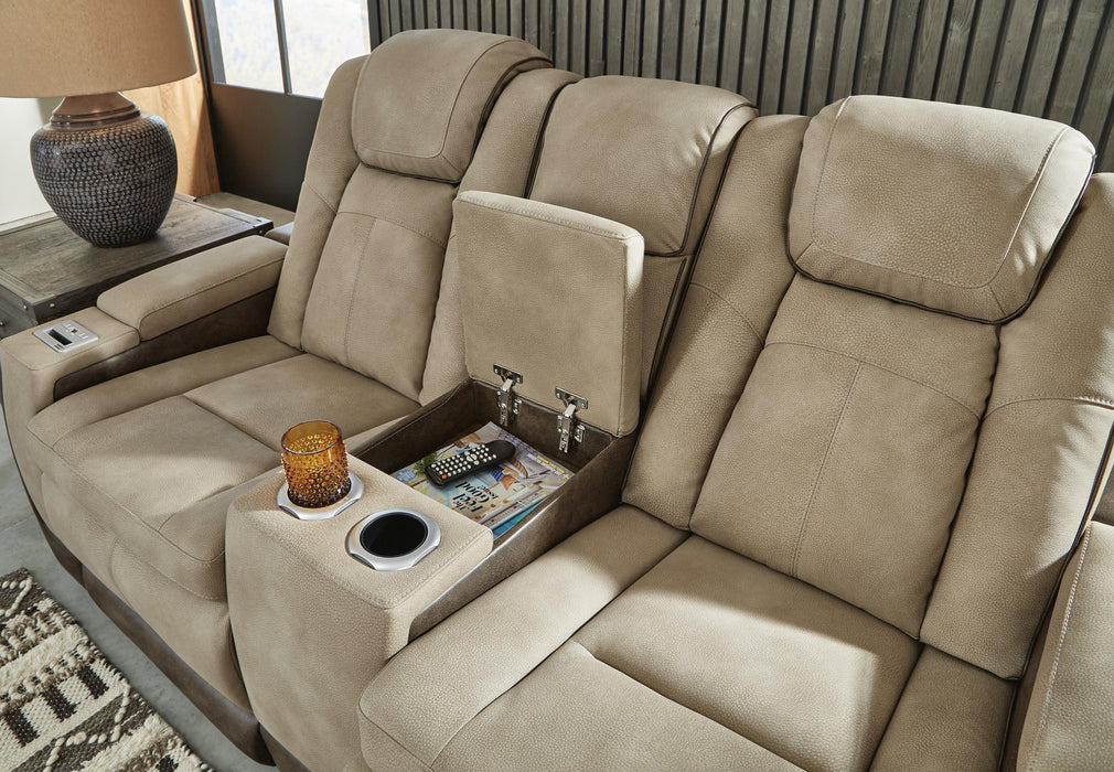 Next-Gen DuraPella Power Reclining Loveseat with Console - Furniture Source (IA) 