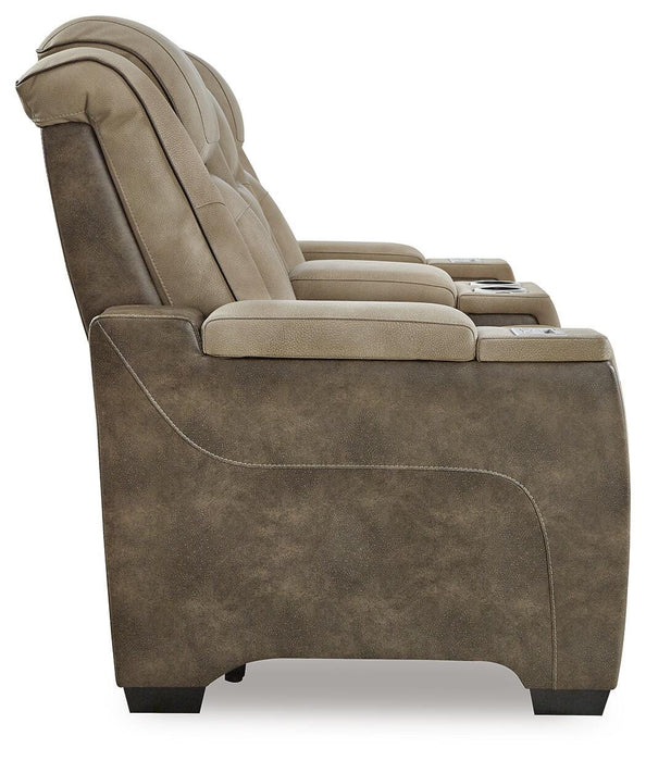 Next-Gen DuraPella Power Reclining Loveseat with Console - Furniture Source (IA) 
