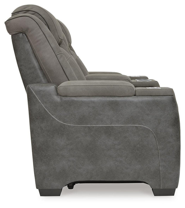 Next-Gen DuraPella Power Reclining Loveseat with Console - Furniture Source (IA) 