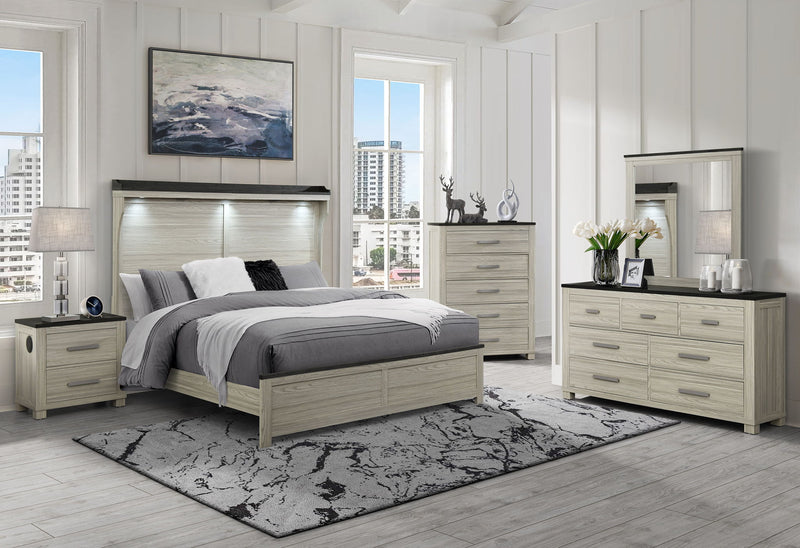 Ashley - Full Panel Bed - Brown