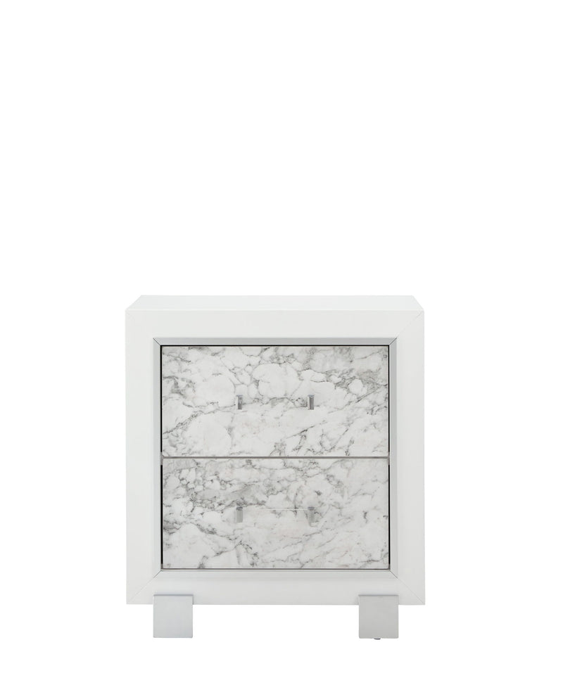 Santorini - 5 Piece Queen Bedroom Set - White