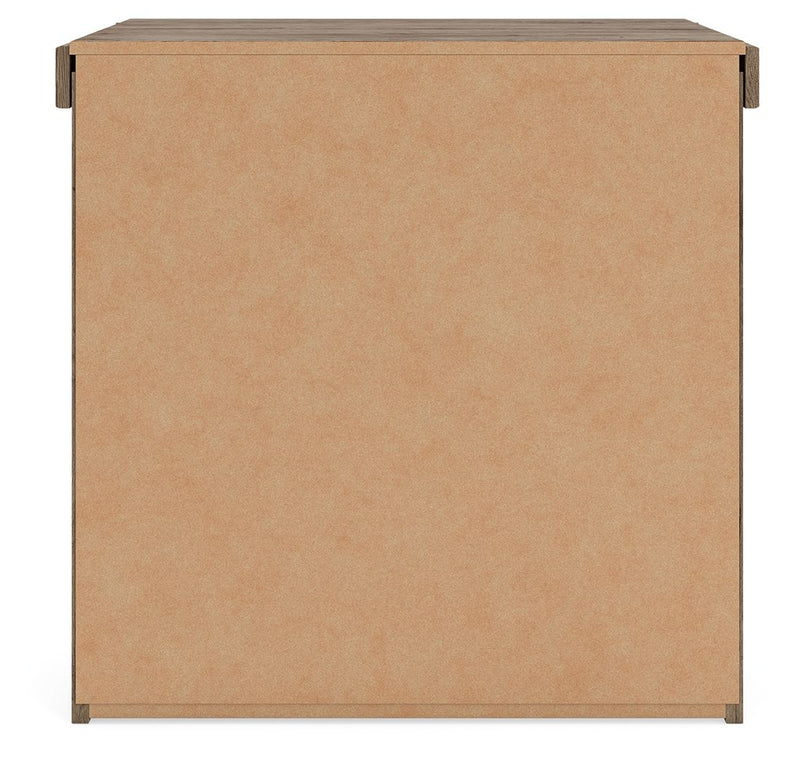 Oliandon - Two Drawer Night Stand - Light Brown