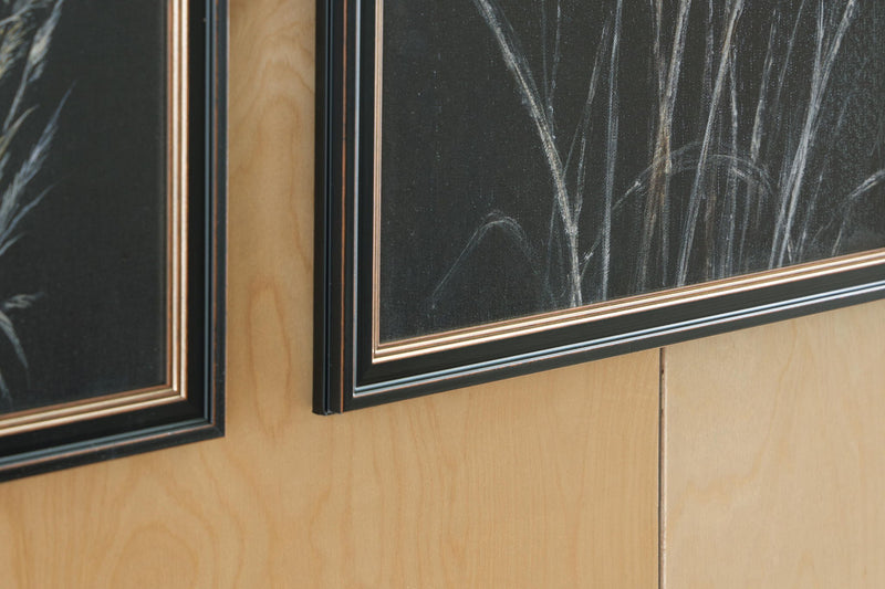 Janisburg - Wall Art Set (Set of 3) - Black / White / Brown