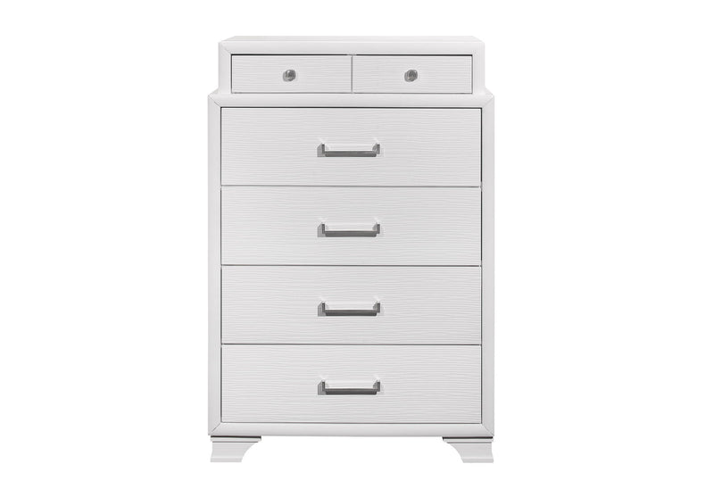 Jordyn - 5 Piece Full Bedroom Set - White