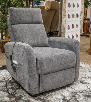 Arthington - Power Lift Recliner - Slate - Furniture Source (IA) 