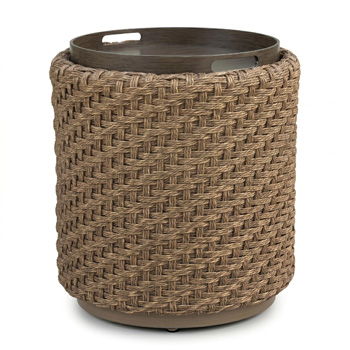 Alabaster - Round End Table - Beige - Furniture Source (IA) 