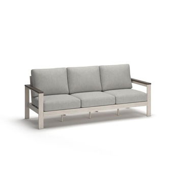 Vista Highlands - Sofa With Cushion - Brown / White - Furniture Source (IA) 