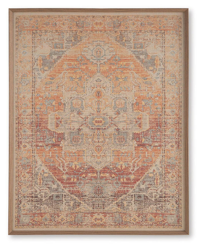 Kerrickson - Wall Art - Red / Orange / Blue