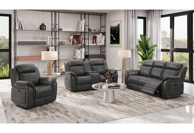 U8517 - Reclining Sofa - Gray