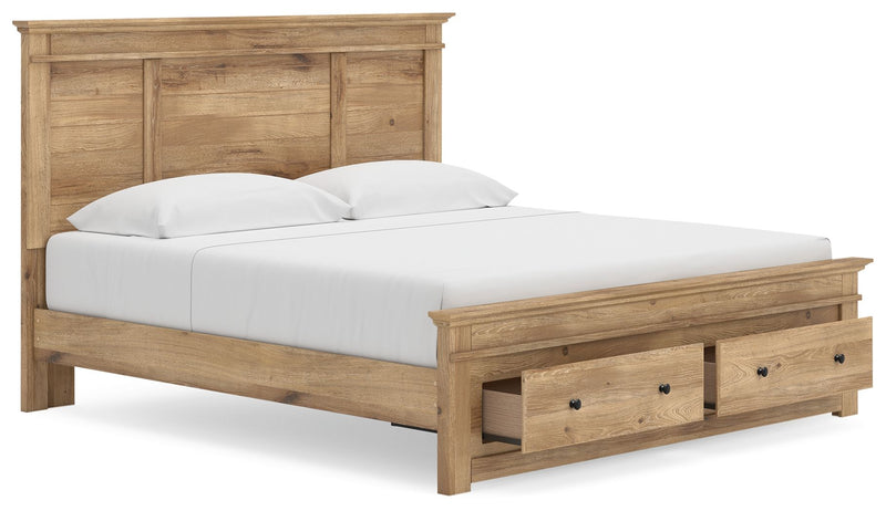 Makidern - Panel Storage Bed