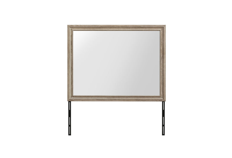 Seville - 5 Piece Queen Bedroom Set (Bed, Dresser & Mirror, Nightstand, Chest) - Natural