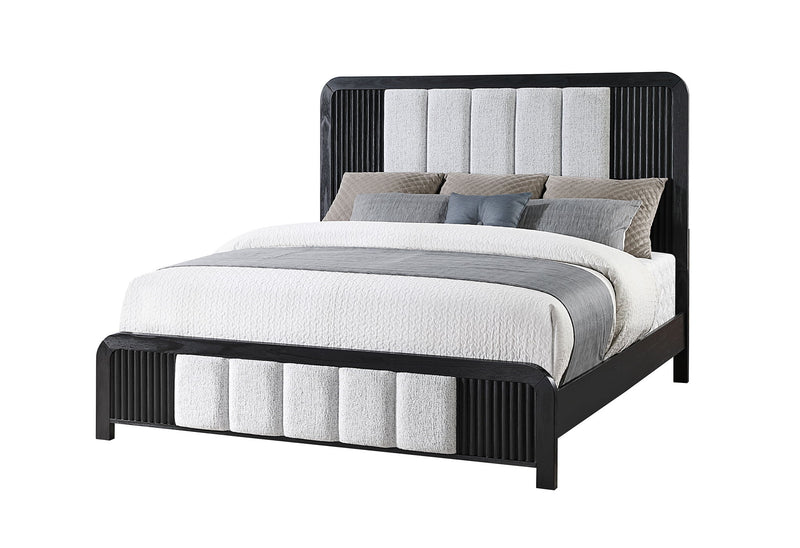 Beckett - 5 Piece King Bedroom Set With Cooler And Speaker - Black