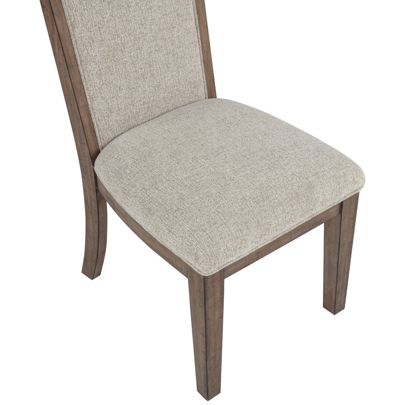 Augusta - Upholstered Side Chair (Set of 2) - Rustic Brown - Furniture Source (IA) 