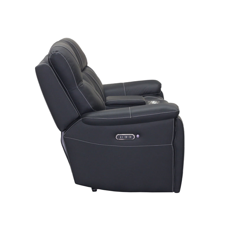 Hartley - Reclining Console Loveseat - Furniture Source (IA) 