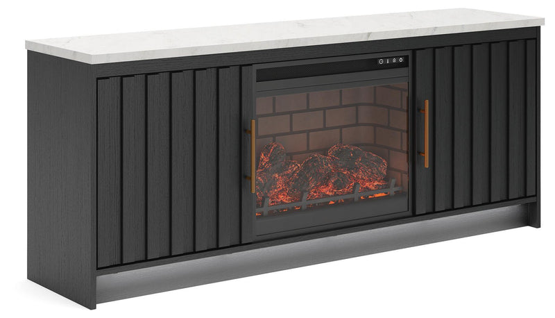 Cadmori - TV Stand With Fireplace Option